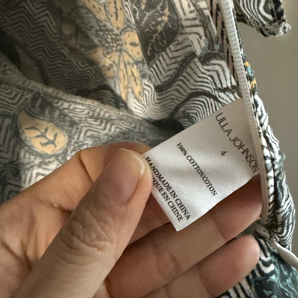 Ulla Johnson Solana One-Shoulder Wide-Leg Jumpsuit - Size 4 - Picture 6 of 7